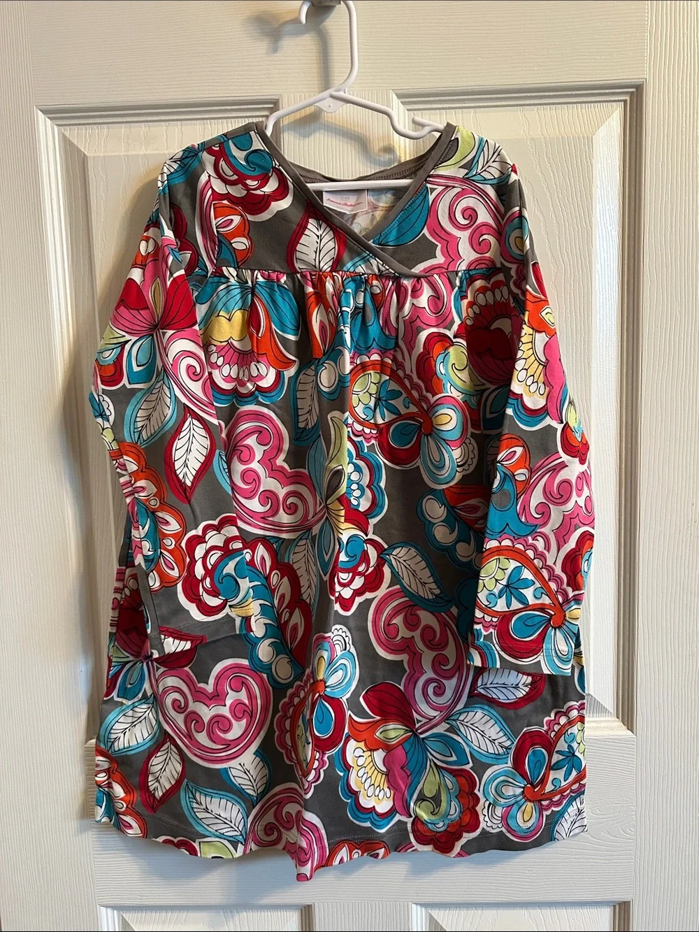 Hanna Andersson Multicolor Floral-Print Pajama Top